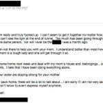 an example of her emails at the time